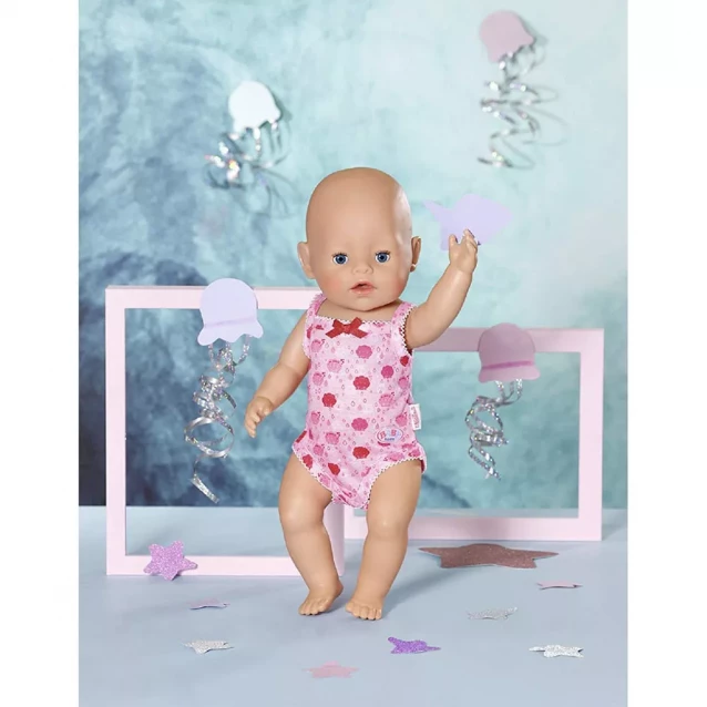 Одяг для ляльки ZAPF BABY BORN - Боді S2 рожеве (830130-1) - 2