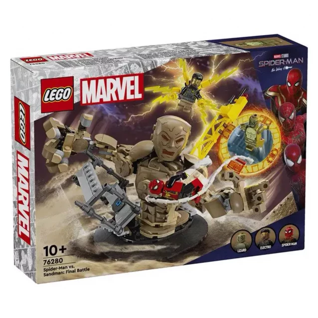 Конструктор LEGO Marvel Людина-Павук vs Піщана людина Вирішальна битва (76280) - 1
