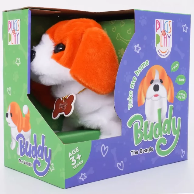 Іграшка інтерактивна Pugs at Play Бігль Buddy (ST-PAP03) - 5