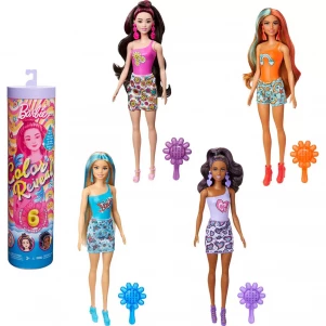 Кукла-сюрприз Barbie Color Reveal Радужные и стильные (HRK06)  кукла Барби
