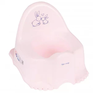Горшок Tega ЕСО Зайчики светло-розовый с музыкой (PO-059-104) для малышей