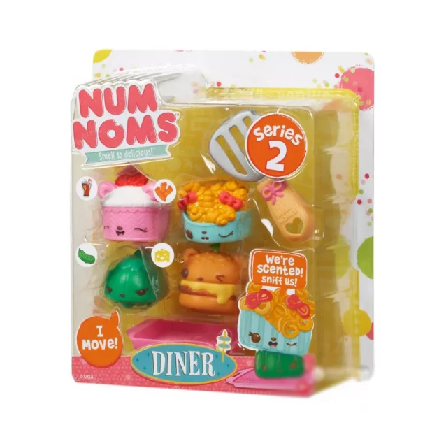 Набор ароматных игрушек NUM NOMS S2 - ФАСТ ФУД (3 нама, 1 ном, с аксессуарами) - 2