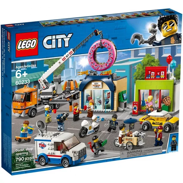 Конструктор LEGO City Відкриття магазину пончиків (60233) - 1