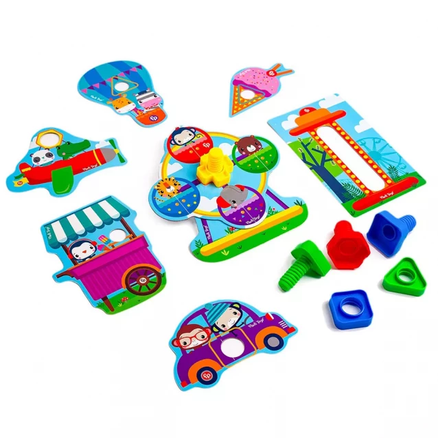 Игра-конструктор Vladi-Toys Fisher-Price Парк развлечений для малышей (VT2905-21) - 2