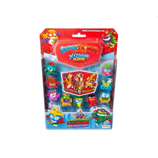 Ігровий набір SUPERTHINGS серії «Kazoom Kids» S1 – КРУТА ДЕСЯТКА – (10 фігурок) в ассортименті - 1
