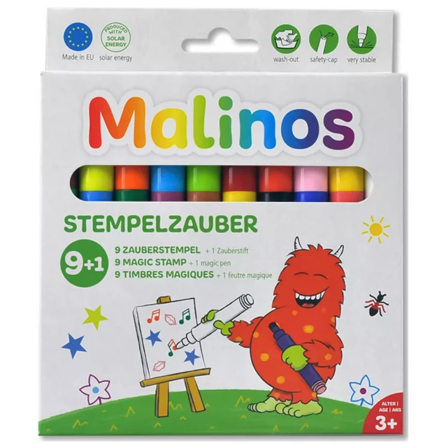 Штампи-фломастери MALINOS Stempelzauber 10 шт. (MA-300008) - 1