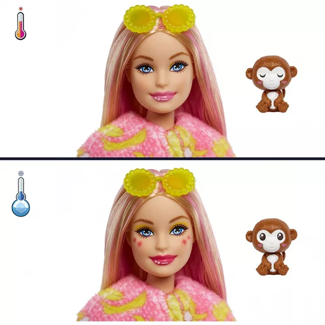 Лялька Barbie Cutie Reveal Друзі з джунглів Мавпеня (HKR01) - 5