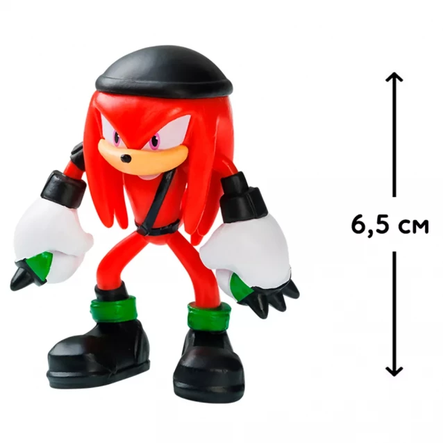 Фігурка Sonic Prime Наклз готовий до бою 6,5 см (SON2010G) - 2