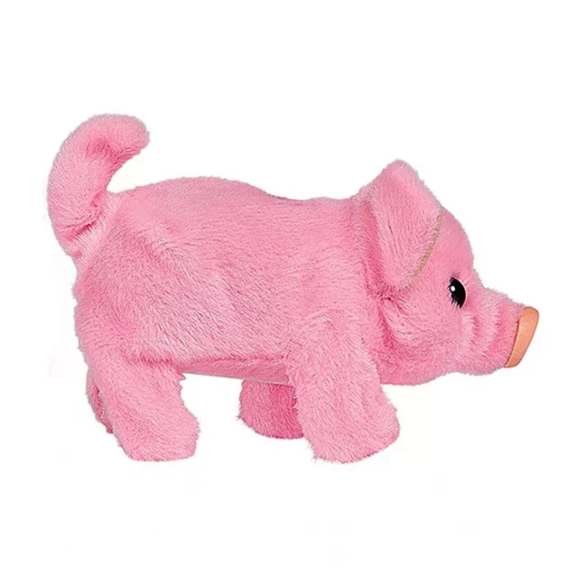 CCL Мягкая игрушка "Свинка Мини Пиг", что ходит, хрюкает и виляет хвостиком, 14 см., 3+ - 3