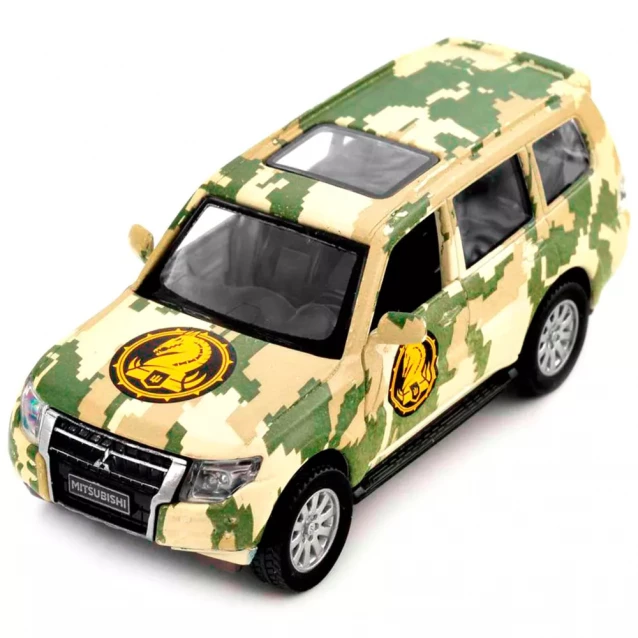 Автомодель TechnoDrive Шеврони Героїв Mitsubishi Pajero 4WD Turbo 47 ОМБр (250361M) - 1