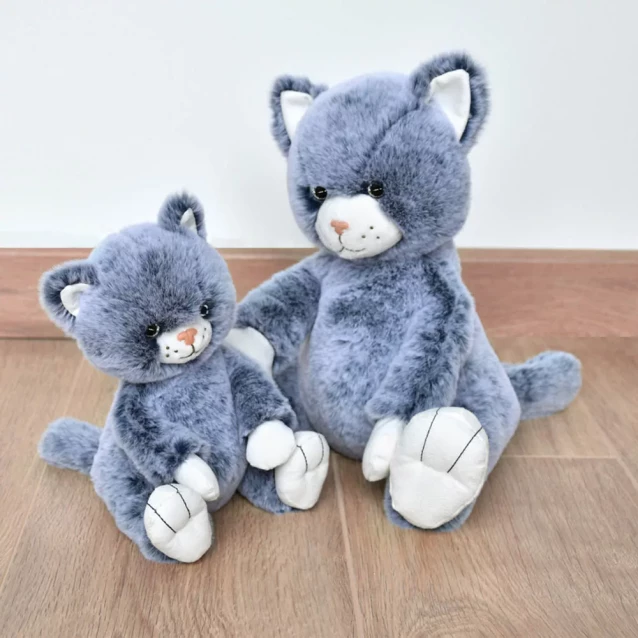 М'яка іграшка Doudou Блакитна кішка Лулу 25 см (HO3070) - 4
