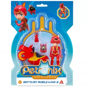 Ігровий набір Petronix Defenders Петмобіль з фігуркою Мета 7,5 см (123202) дитяча іграшка