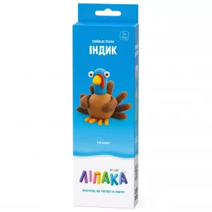 Пластилін Ліпака Свійські птахи: Індик (30097-UA01) дитяча іграшка