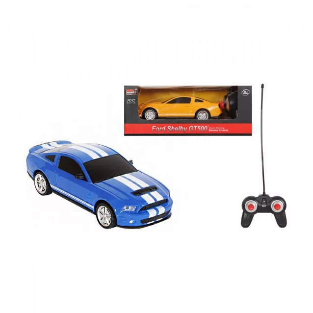 MZ Іграшка машина р/к Ford Mustang GT500 20,5*9*6 см 1:24 батар - 3