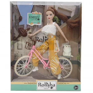 Лялька Emily з велосипедом та аксесуарами (QJ111D) лялька