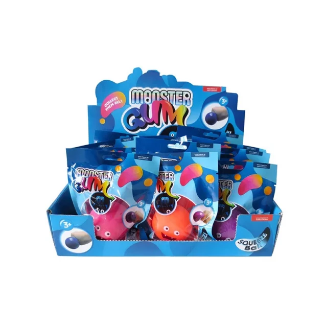 Іграшка-антистрес Monster Gum Squeeze Ball 6 см, в асорт. (428240) - 1