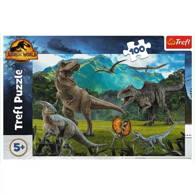 Пазли Trefl Світ динозаврів Динозаври 100 ел (16441) - 3
