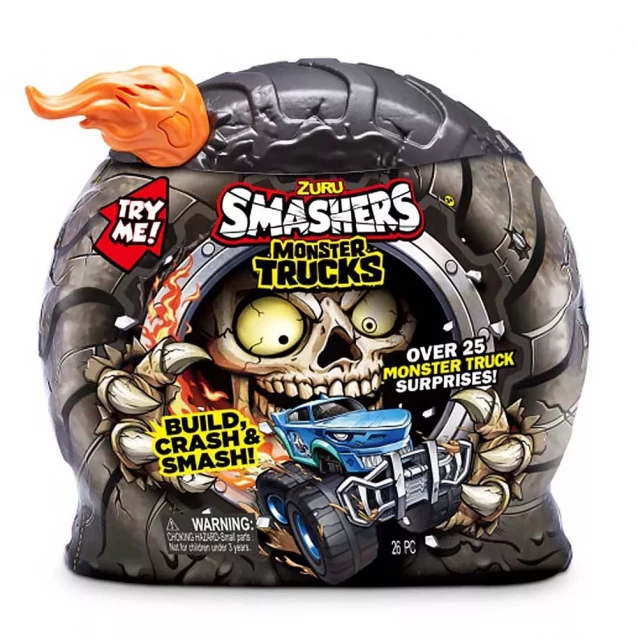 Ігровий набір Smashers Monster Wheels Скалл Трек (74103B) - 1