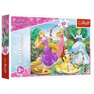 Пазли - (30 елм.) - "Будь принцесою" / Дісней принцеси/Trefl детская игрушка