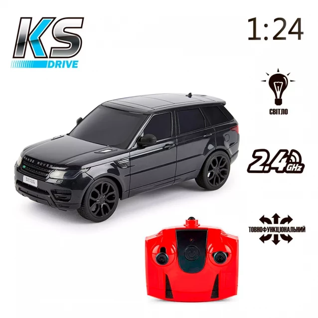 Автомодель KS Drive Land Rover Range Rover Sport 1:24 на радиоуправлении черный (124GRRB) - 7