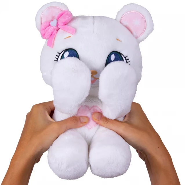Мягкая игрушка Peekapets Мишка белый 30 см (907874) - 4