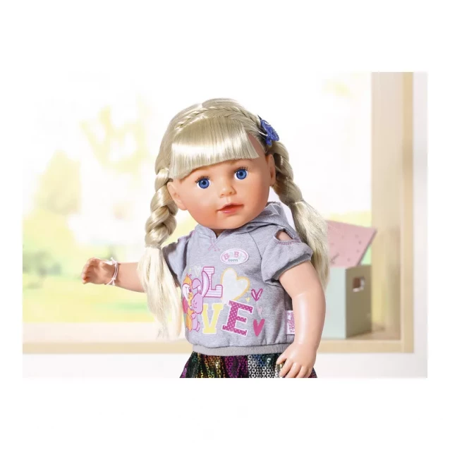 Лялька Baby Born серії "Ніжні обійми" - Сестричка-модниця 43 cm, з аксесуарами (824603) - 10