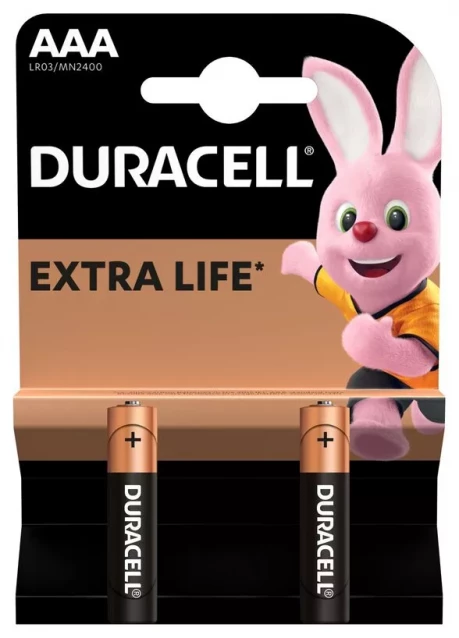 Батарейки лужні Duracell AAA 2 шт (5007819/5010171/5014440) - 2