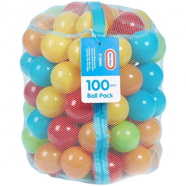 Разноцветные шарики LITTLE TIKES OUTDOOR для сухого бассейна, 100 шт. (642821E4C) - 2