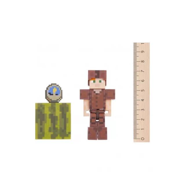 Коллекционная фигурка Minecraft Alex in Leather Armor серия 4 - 4