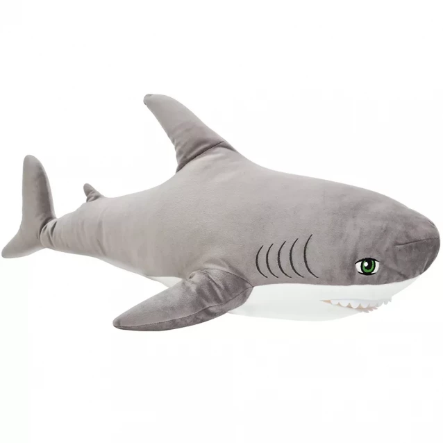 Іграшка плюшева Акула сіра, 80 см - 1