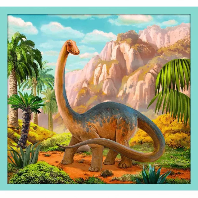 Пазли Trefl 10в1 Знайомтеся з усіма динозаврами (90390) - 4