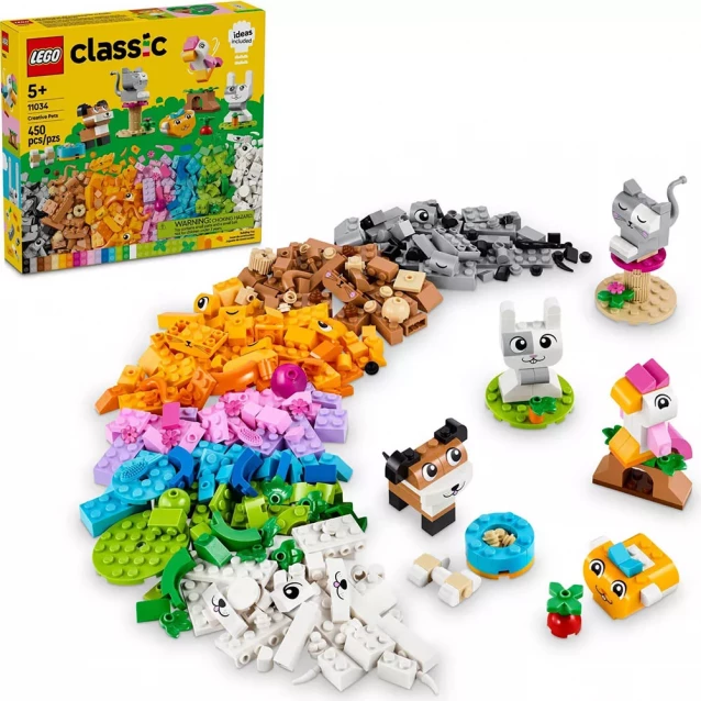 Конструктор LEGO Classic Творческие любимцы (11034) - 7