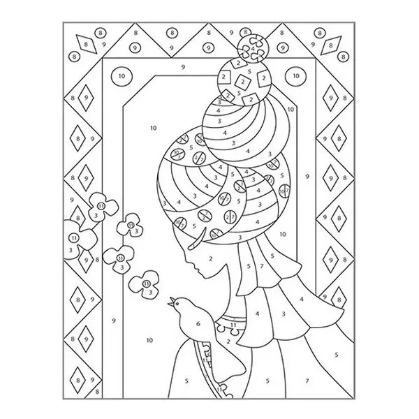 Набір для малювання піском Djeco Блакитні принцеси (DJ08637) - 6