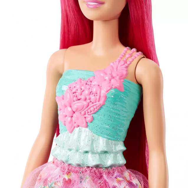 Кукла-принцесса Barbie Dreamtopia с малиновыми волосами (HGR15) - 3