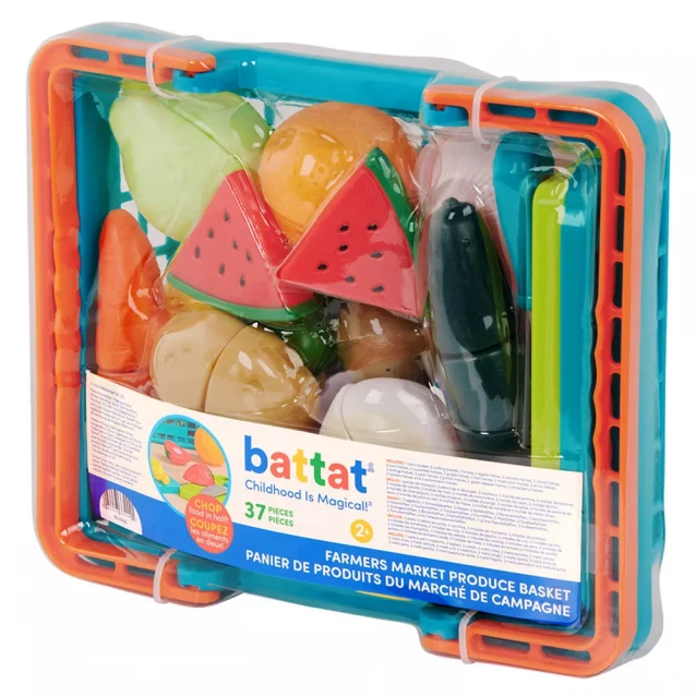 Ігровий набір Battat Lite Овочі-фрукти на липучках (BT4743Z) - 9