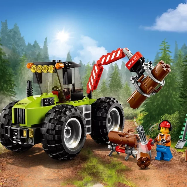 Конструктор LEGO City Лесоповальный Трактор (60181) - 3