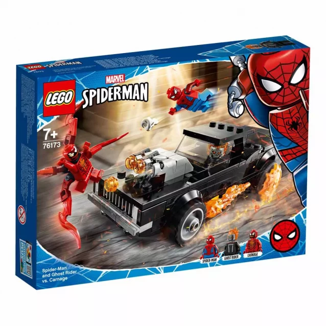 Конструктор Lego Super Heroes Людина-Павук і Примарний Вершник проти Карнажа (76173) - 1
