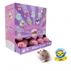 SURPRIZAMALS М'яка іграшка-сюрприз у кулі SURPRIZAMALS S14 (11 видів в асорт.) SU03255-5036 дитяча іграшка