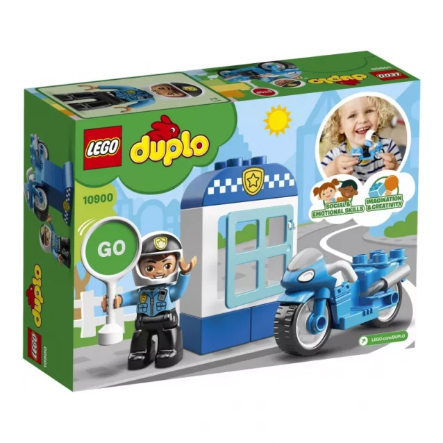 Конструктор LEGO Duplo Полицейский мотоцикл (10900) - 4