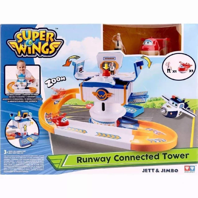 Іграшковий набір Super Wings Арт. YW710812 Runway Connected Tower - 1