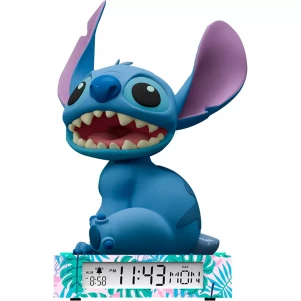 Лампа 3D з будильником і датою Kids Licensing Стіч (LAS3055)