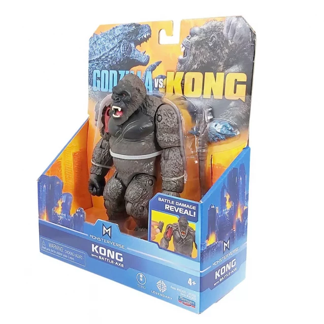 Фигурка Godzilla vs. Kong - Конг с боевым топором 15 см (35303) - 5