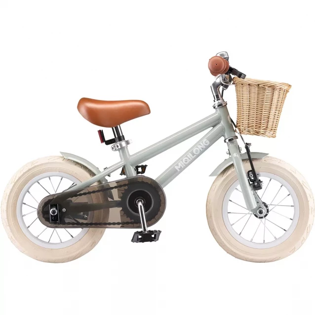 Детский велосипед Miqilong RM 12" Оливковый (ATW-RM12-OLIVE) - 3