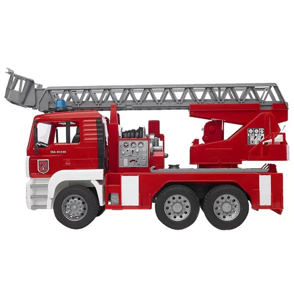 Іграшка - пожежний грузовик зі сходинками (+водяна помпа+світло і звук), М1:16 - 2