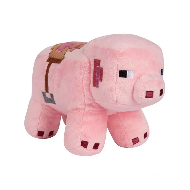 Плюшева іграшка JINX Minecraft Adventure Saddled Pig (JINX-8741) - 1