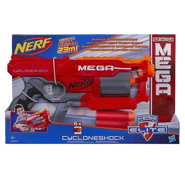 Бластер Nerf Elite Mega Cycloneshock (A9353EU4) - 6