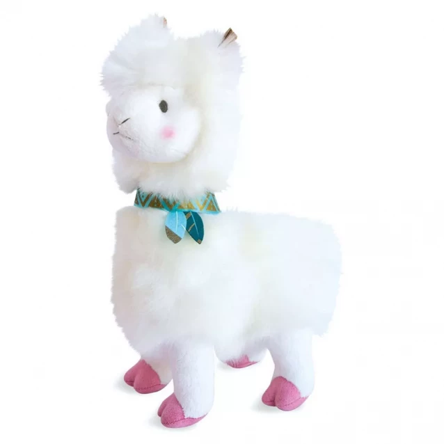 Мягкая игрушка Doudou лама белая 30 см (HO2798) - 1