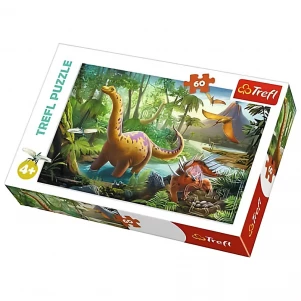 Пазлы Trefl Миграция динозавров 60 эл (17319) детская игрушка