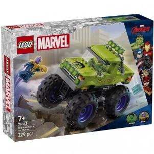 Конструктор LEGO Marvel Вантажівка Халка проти Таноса (76312) - ЛЕГО