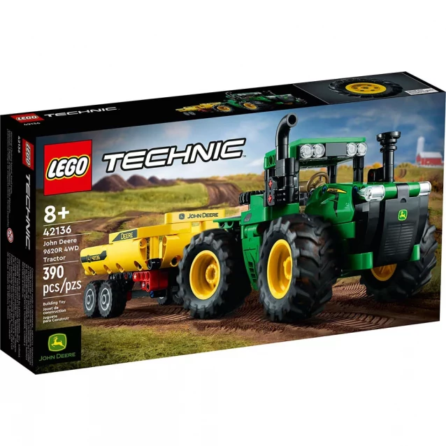 Конструктор LEGO Technic Трактор John Deere 9620R 4WD (42136) - 1